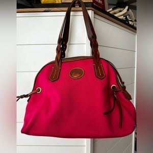 Gently Used Dooney and Burke Hot Pink Shoulder Bag